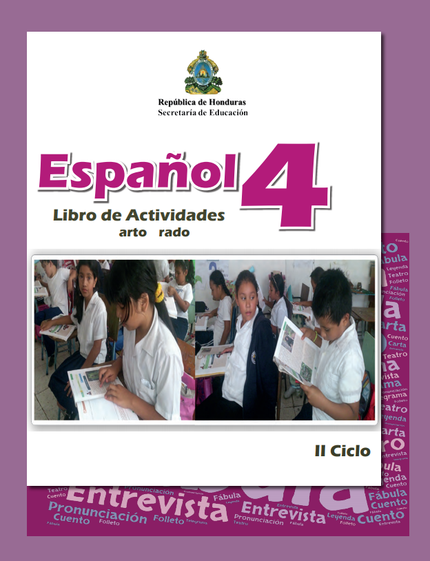 Libro de Actividades de Español 4 Cuarto Grado Honduras