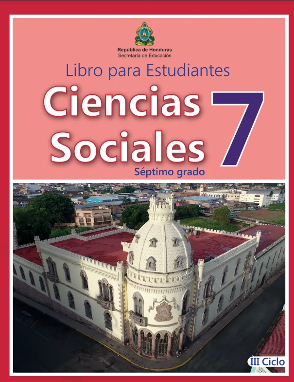 Libro de Ciencias Sociales 7 Grado Honduras